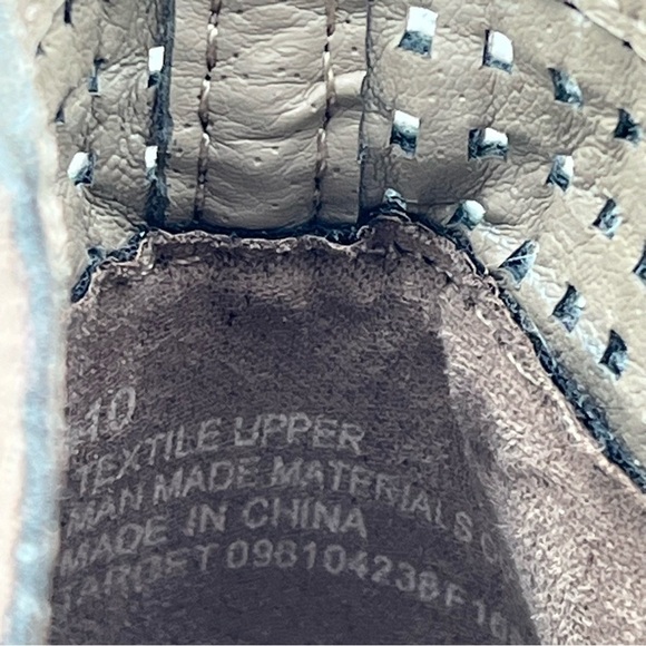 DV by Dolce Vita Taupe Perforated Faux Suede Ankle Booties - Picture 7 of 10